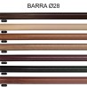 Barras para Cortinas de MADERA de 28 MM