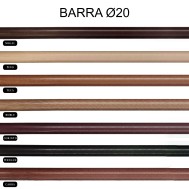 Barras para Cortinas de MADERA de 20 MM