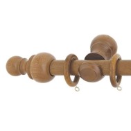Barra de madera para cortinas 20 mm