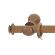 Barra madera 20 mm para cortinas