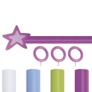 Barra de madera para bebe Estrella