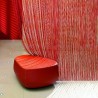 Cortina de hilos confección cinta con ganchos