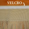 Cortina de hilos confeccionado con velcro