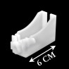 Soporte de pared para estor 60 mm con palanca