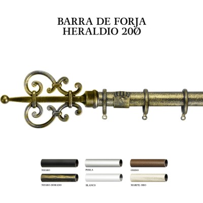 CONJUNTO BARRA HERALDICO FORJA 20
