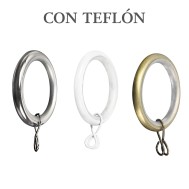 Anillas con Teflón para Cortinas