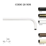 Codo forja ø20mm