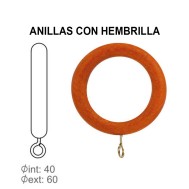 Anillas de Madera para barras de 28 mm