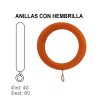Anillas de Madera para barras de 28 mm