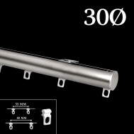 Riel manual decotrack acero 30mm