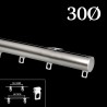 Riel manual decotrack acero 30mm
