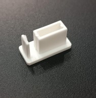 Tapa lateral de riel velcrado
