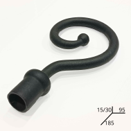 oferta PACK 2 TERMINALES FORJA 20MM BASTON