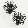 oferta PACK 2 TERMINALES FORJA 20MM GLOBO NEGRO/PLATA