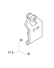 Corredera portatelas con rueda panel japones - sistema Chyc