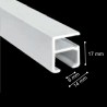 Riel manual argent