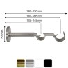Soporte doble pared extensible varadero 19ømm - ø30mm