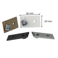 Riel manual decotrack blanco 30 mm