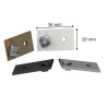 Riel manual decotrack acero 30mm