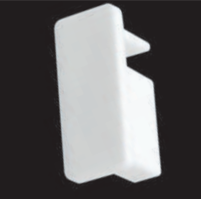 Tapa lateral de riel velcrado