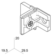 Adaptador tirador panel japonés  - sistema Chyc