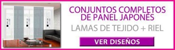 CONJUNTOS PANEL JAPONÉS + RIEL