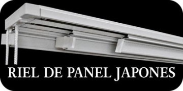 Riel para panel japonés - a Medida
